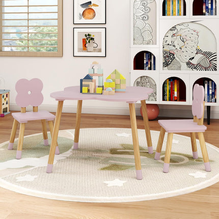 Costzon Kids Wooden Toddler Desk Set for Classroom Daycare Home