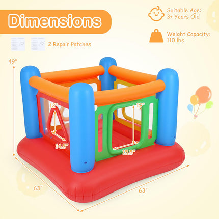 BOUNTECH Inflatable Bounce House for Kids 3-6 | Blow Up Jumping House with Net