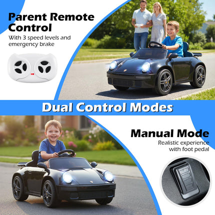 Costzon Ride on Car | 12V Licensed RUF CTR Kids' Electric Vehicle w/Remote Control