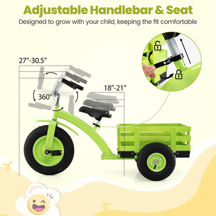 Costzon Kids Tricycle with Storage Basket