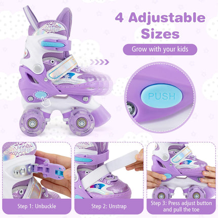 Costzon Kids Roller Skates for Girls Boys
