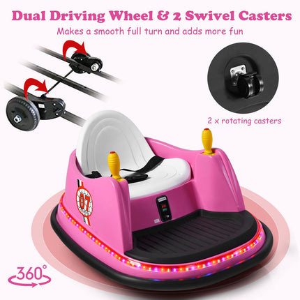 Costzon Bumper Car for Kids w/Remote Control for Boy Girl