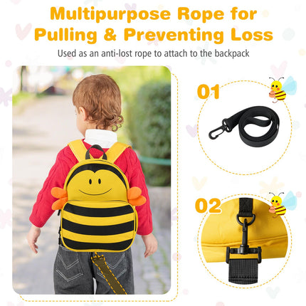 Costzon 2 Pcs Kids Luggage 16" Kids Rolling Suitcase w/ 12" Backpack