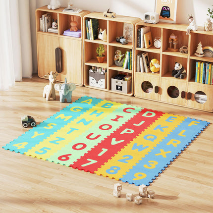 Costzon 36 Tiles Kids Non-Slip & Waterproof Interlocking Foam Tiles Play Mat