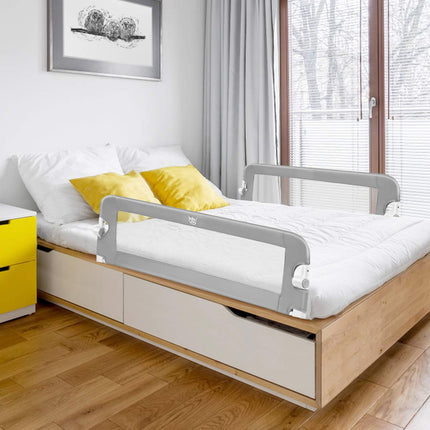 Costzon Bed Rails for Toddlers, Extra Long, Swing Down Safety Bed Guard for Convertible Crib
