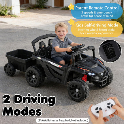 Costzon Kids Ride On UTV Car 12V Battery Powered Electric Vehicle