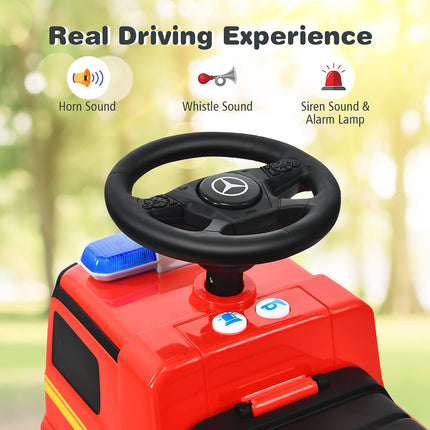 Costzon Ride On Push Car for Toddlers, Licensed Mercedes Benz Sliding Car, Foot-to-Floor Riding Toy for Boys Girls
