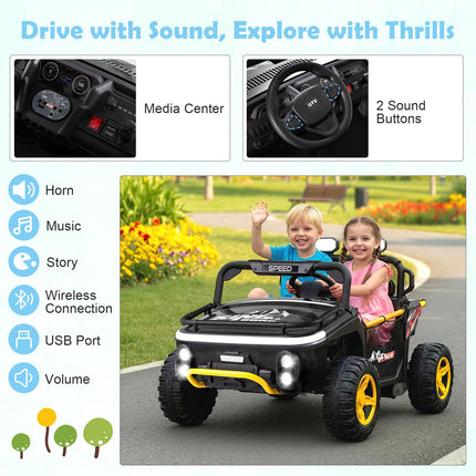 Costzon 24V Ride on Toys for Big Kids 2 Seater Ride on UTV Off-Road Truck