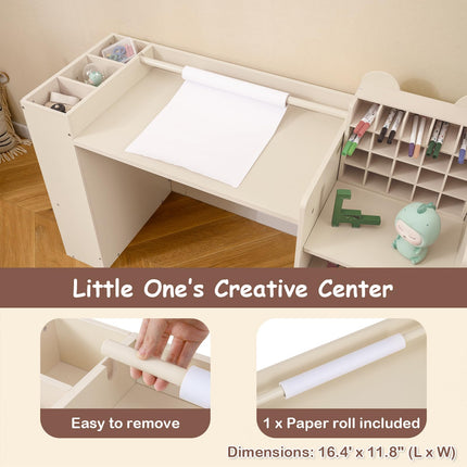 Costzon Kids Desk and Chair Set Art Activity Desk Set