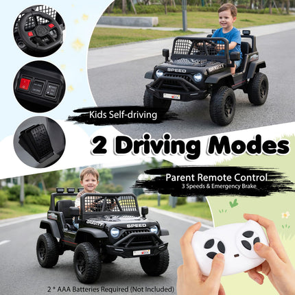 Costzon 24V Ride on Truck Kids Car for Boys & Girls Aged 3+