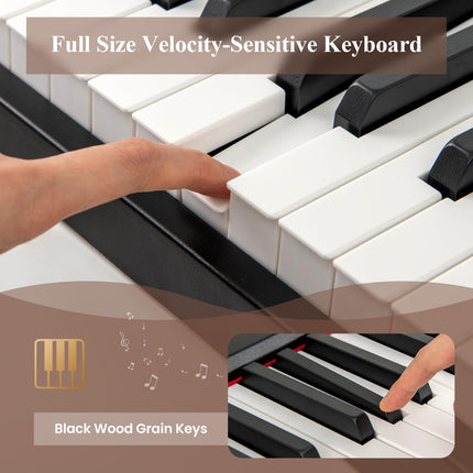 Costzon 88 Key Velocity-Sensitive Piano Keyboard