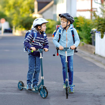 Costzon Kick Scooter for Kids Ages 8+, Foldable Kids & Adults Scooter with 8-inch Big Wheels