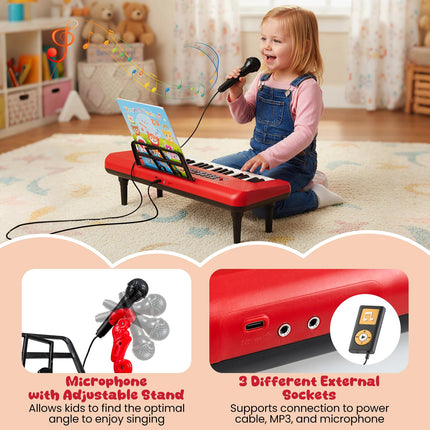 Costzon Kids Piano Keyboard 37 Keys Digital Piano for Kids