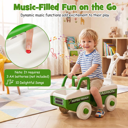 Costzon 4-in-1 Ride On Push Car for Toddlers