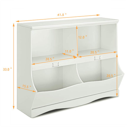 Costzon Toy Storage Organizer for Children Girls & Boys Bedroom Decor Room