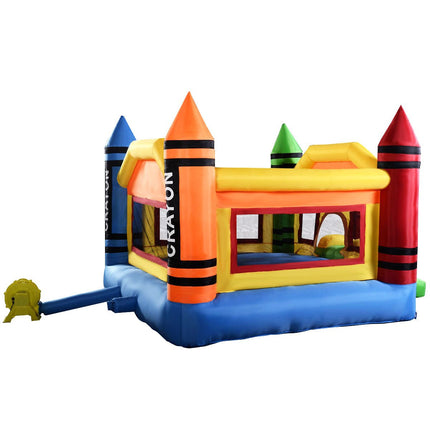 Costzon Inflatable Crayon Bounce House with 480 Watt Blower