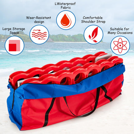 Costzon Giant 4 in a Row Game Carrying Bag (Game Not Included), Carry and Storage Bag for Jumbo 4-to-Score Giant Game Set