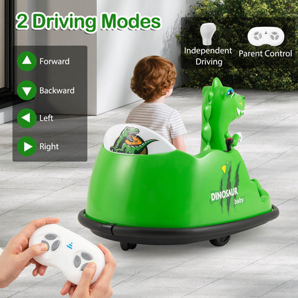 Costzon Bumper Car 12V Ride on Bumping Toy with Remote Control