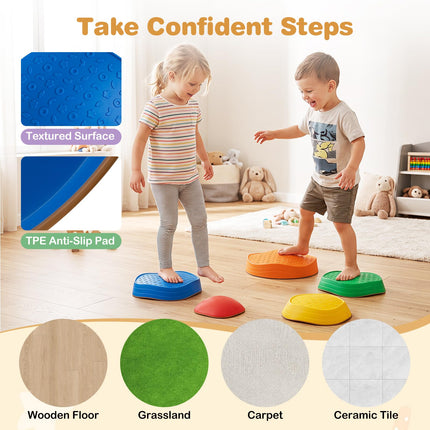 Costzon 6 Pieces Stepping Stones for Kids