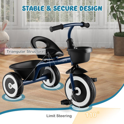 Kids Trike with Adjustable Seat  for Boys and Girls 1.5 to 5 Years Old