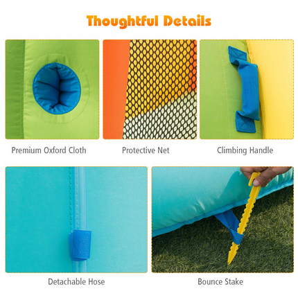 BOUNTECH Inflatable Water Slide for Kids, Giant Waterslide Park for Backyard Outdoor Fun