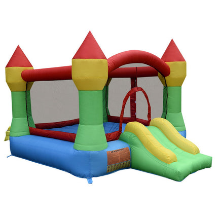 Costzon Inflatable Mighty Bounce House Castle Jumper Moonwalk Bouncer with 480W Blower