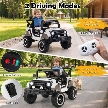 Costzon Ride on Car Truck with Remote Control for Boys Girls | 12V Electric Vehicles