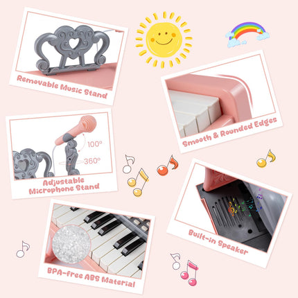 Costzon Kids Piano Keyboard 25 Keys Mini Digital Piano