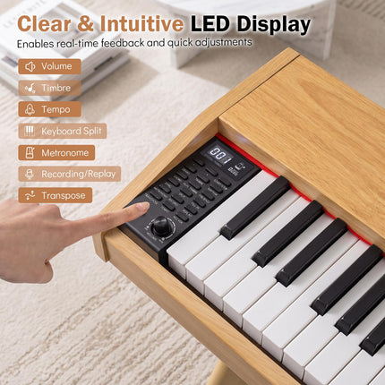 Costzon 88-Key Digital Piano for Beginners & Home Use