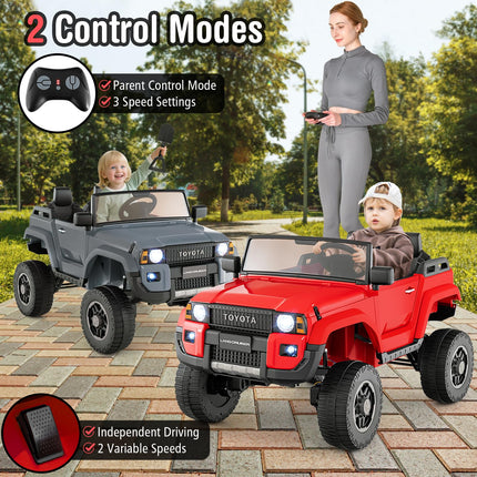 Costzon 24V 2 Seater Ride on Car for Kids