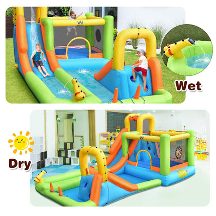BOUNTECH Inflatable Water Slide, 20.5x11FT Mega Waterslide Park Bounce House for Outdoor Fun w/Long Slide