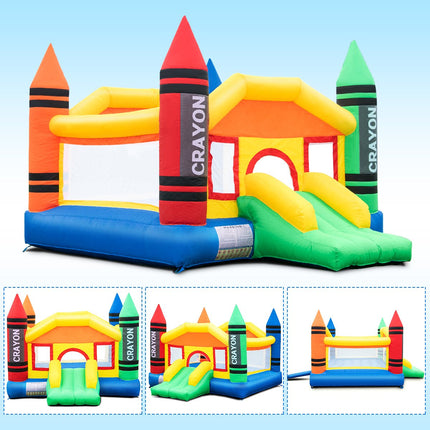 Costzon Kids Inflatable Bounce House Without Blower