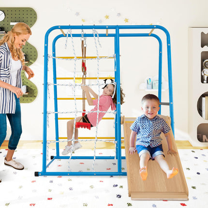 Costzon Indoor Playground Jungle Gym Metal Montessori Climbing Toys for Kids & Toddlers