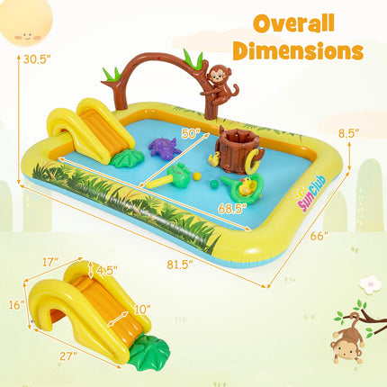 Costzon Animal Spray Inflatable Kiddie Pool (81.5'' x 66'' x 30.5'')