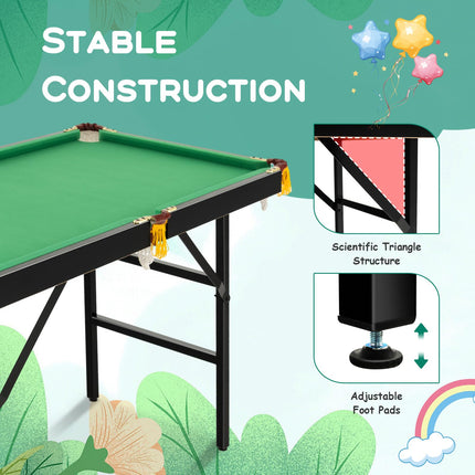 Costzon Billiard Table Pool Game Table Includes Cues
