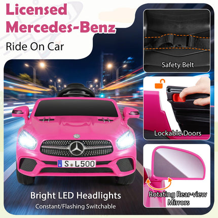 Costzon Ride On Car 12V Licensed Mercedes Benz Electric Vehicles