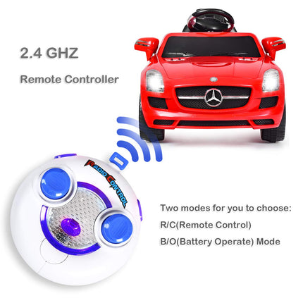 Costzon Ride On Car Licensed Mercedes Benz SLS Battery Powered Electric Car