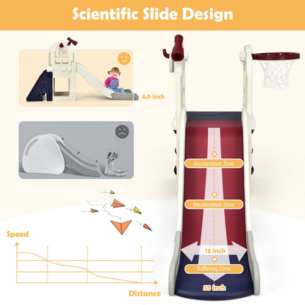 6 in 1 Slide for Kids - Costzon