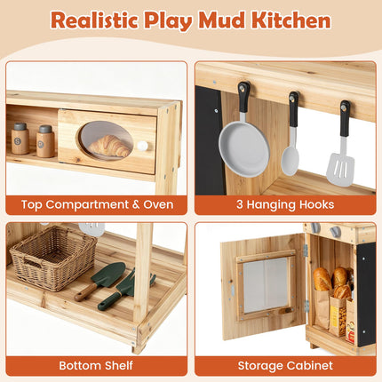 Costzon Outdoor Mud Kitchen for Kids