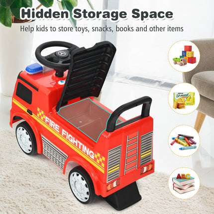 Costzon Ride On Push Car for Toddlers, Licensed Mercedes Benz Sliding Car, Foot-to-Floor Riding Toy for Boys Girls