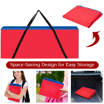 Costzon Giant 4 in a Row Game Carrying Bag (Game Not Included), Carry and Storage Bag for Jumbo 4-to-Score Giant Game Set