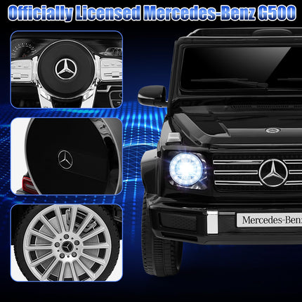 Costzon Ride on Car, Mercedes-Benz G500 Licensed Truck w/Rocking Mode, 3 Speeds, Remote