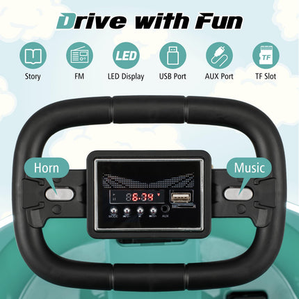 Costzon Bumper Car for Toddler 1-3, 6V Electric Kids Bumper Cars with 360° Spin, Kids Bumper Ride on Car for Boys Girls Gift