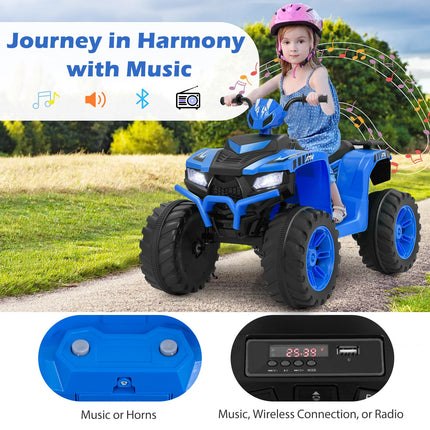 Coszton ATV for Kids, 24V Battery Powered Electric ATV Quad, Kids Ride-On ATV Kids 4-Wheeler for 3-8 Boys & Girls