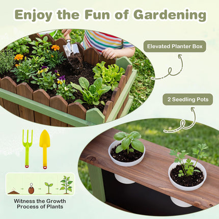 Costzon Outdoor Mud Farm Playset for Kids