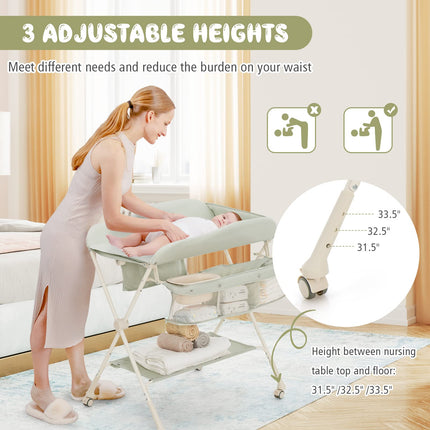 Portable Baby Changing Table - Costzon