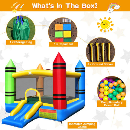 Costzon Inflatable Bounce House with Large Jumping Area