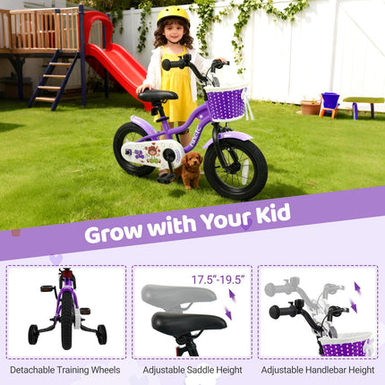 BABY JOY Kids Bike Magic Children 12 14 16 Inch Bicycle