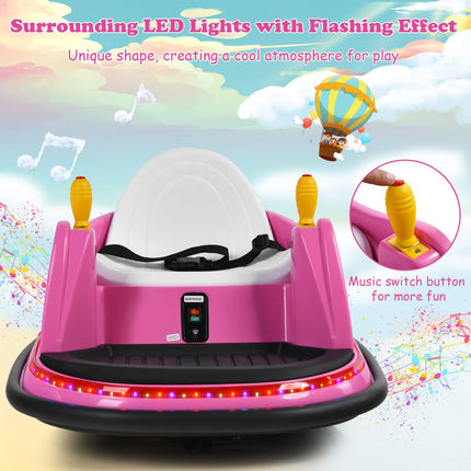 Costzon Bumper Car for Kids w/Remote Control for Boy Girl
