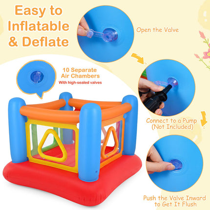 BOUNTECH Inflatable Bounce House for Kids 3-6 | Blow Up Jumping House with Net
